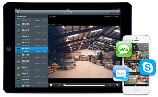 CCTV Mobile notifications